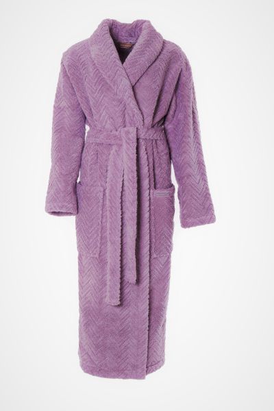 ATHENA župan se šálovým límcem - Mauve, vel. M, galerie