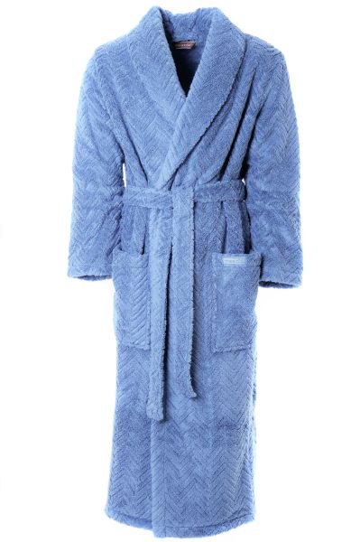 ATHENA župan se šálovým límcem - Denim, vel. S, galerie