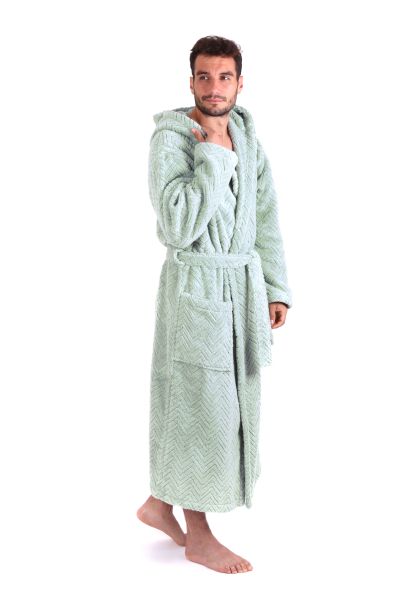 ATHENA župan s kapucí - Olivová, vel. XL, galerie