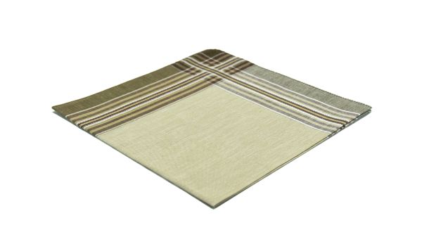 Sada pánských barevných kapesníků s výšivkou, světlejší, galerie