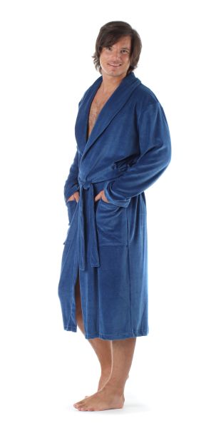 RIO tenký župan se šálovým límcem