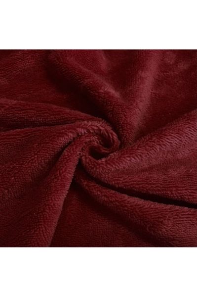 TAMPA dlouhý župan s šálovým límcem - Vínová, vel. L, galerie